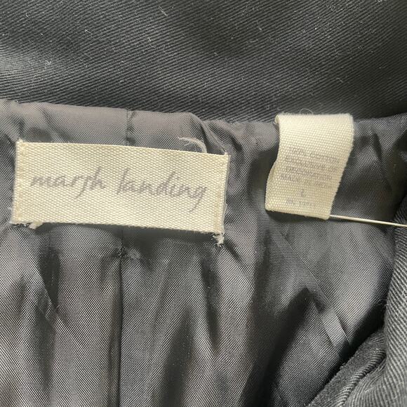 Womens Large Embroidered Blazer Jacket Floral Boho Art To Wear Artsy - Black - Picture 8 of 11